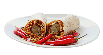 Produktbild Currywurst Wrap